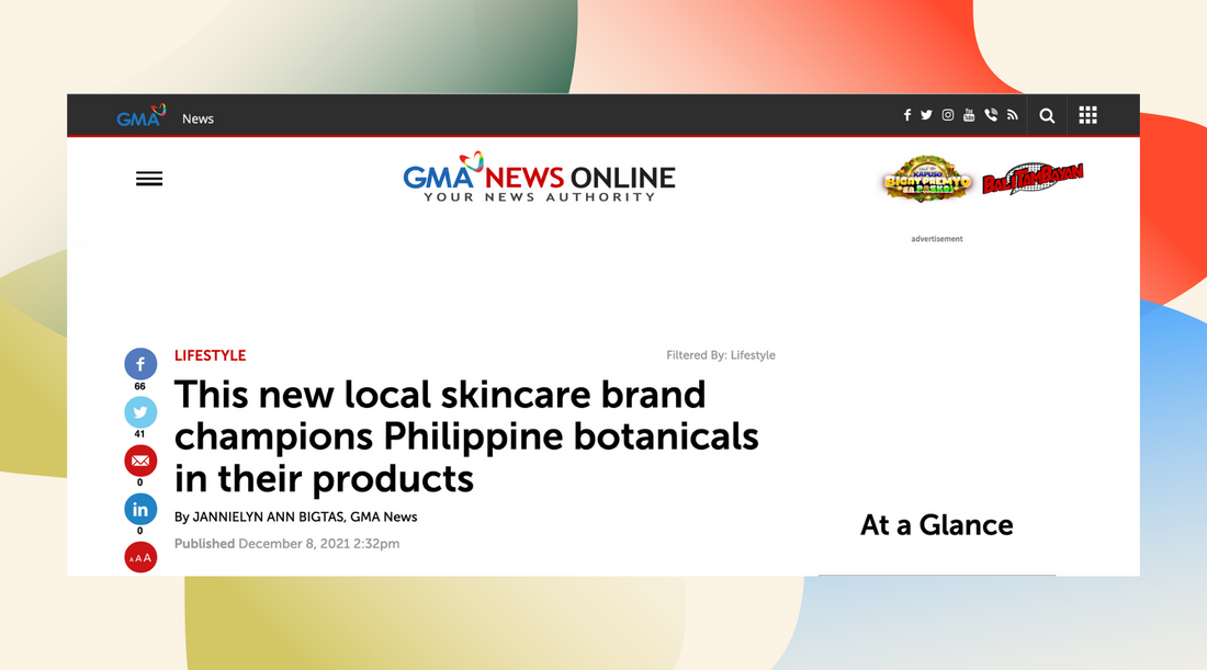 This New Local Skincare Brand Champions Philippine Botanicals in Their Products by GMA News Online
